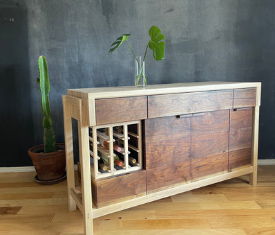The Mason - Modern Sideboard with Wine Storage